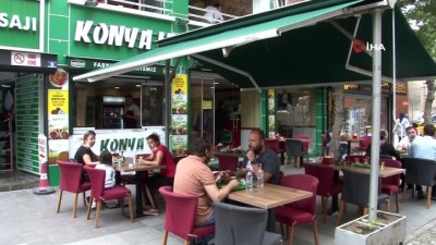 bismillah -  Konya’da lokanta ve kafeler hizmet vermeye başladı Videosu