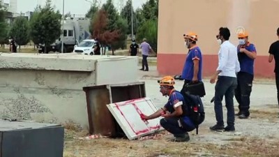 deprem tatbikat - ADANA - AFAD yerleşkesinde deprem tatbikatı yapıldı Videosu