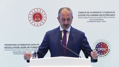 arabuluculuk - ANKARA - Adalet Bakanı Gül: 'Zorunlu arabuluculukta çok önemli gelişmeler kat ettik' Videosu