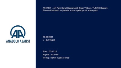 genel baskan - ANKARA - AK Parti Genel Başkanvekili Yıldırım, TÜSİAD heyetini kabul etti Videosu
