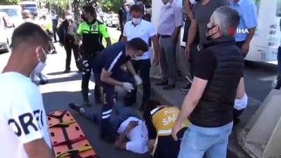alkol muayenesi -  Kalabalığı uzaklaştırmaya çalışan polise “Sen ne yapacaksın” diyerek tepki gösterdi Videosu