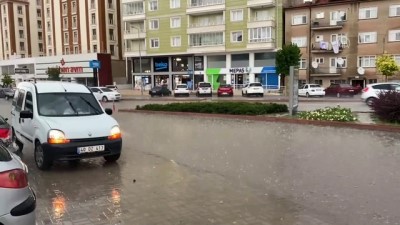 saganak yagis - KIRŞEHİR - Dolu ve sağanak etkili oldu Videosu