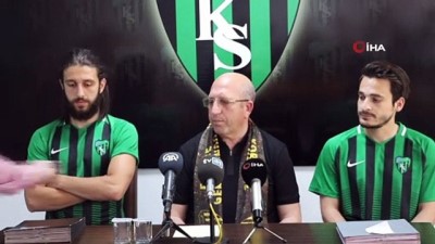 yalin - Kocaelispor 2 yeni transferine sözleşme imzaladı Videosu