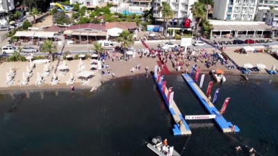 dalyan - MUĞLA -TYF Açık Su Milli Takım Seçmesi ve Türkiye Şampiyonası devam ediyor Videosu