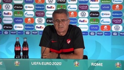 ROMA - Şenol Güneş, İtalya maçına ilişkin soruları yanıtladı (2)