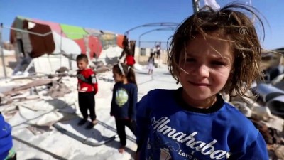 roket saldirisi - İdlibli öğrenciler, rejimin yıktığı okullarına yeniden kavuşmak istiyor (1) Videosu