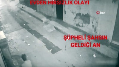 hirsiz -  İkametten hırsızlık kamerada Videosu