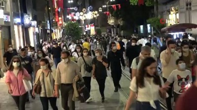 muzik grubu -  İstiklal Caddesi'nde maske ve mesafe unutuldu, halaylar çekildi Videosu
