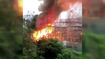 gokyuzu -  - Porto Riko'da trafo merkezinde patlama Videosu