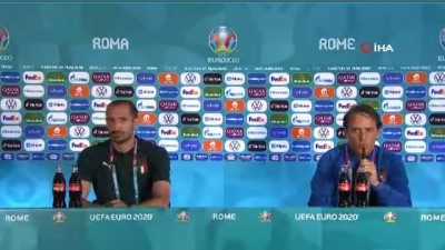 italya - Roberto Mancini: “Umarım finalde yeniden Türkiye ile karşılaşırız” Videosu