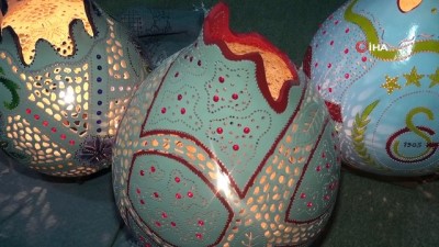 sanat eseri -  Su kabaklarını sanat eserine dönüştürüyor Videosu