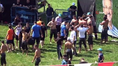 yagli gures - Bursa'da Geleneksel Çalı Yağlı Güreşlerine yoğun ilgi Videosu