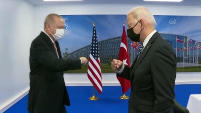 BRÜKSEL - Cumhurbaşkanı Erdoğan, ABD Başkanı Biden ile görüştü