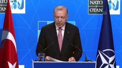 BRÜKSEL - Erdoğan: '(NATO Zirvesi) PYD/PKK'ya verilen desteğin artık sonlandırılması gerektiğini açıkça dile getirdik'