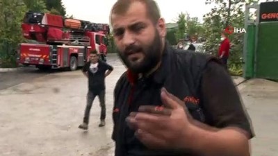  Çekmeköy'de bir fabrikanın deposunda yangın çıktı