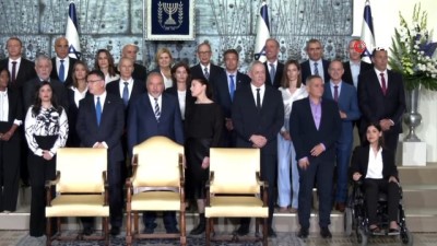 cekim -  - İsrail’de yeni hükümet aile fotoğrafı çektirdi Videosu
