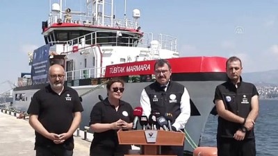 deprem - İZMİR - TÜBİTAK Marmara Araştırma Gemisi, İzmir Limanı'nda karşılandı (2) Videosu