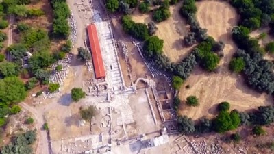 MUĞLA - Gladyatörler kentinin şehir kapısı yıllar sonra yeniden ayağa kaldırıldı
