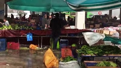 pazar esnafi -  Şuhut'ta sağanak yağış etkili oldu Videosu