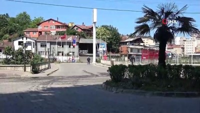  Zonguldak'ta kısıtlamada sokaklarda sessizlik hakim