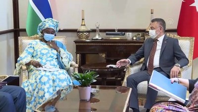 darbe girisimi - ANKARA - Cumhurbaşkanı Yardımcısı Oktay, Gambia Cumhurbaşkanı Yardımcısı Touray ile görüştü Videosu