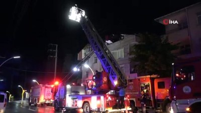 nadan -  Binanın çatı katında çıkan yangın korkuttu Videosu