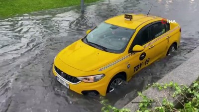 meteoroloji -  İstanbul’da aniden bastıran yağmurda Topkapı Varyant altı sular altında kaldı Videosu