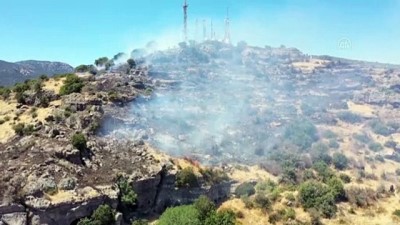 yukselen - MUĞLA - Bodrum'da verici istasyonlarının bulunduğu alanda çıkan yangın söndürüldü Videosu