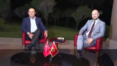 ANTALYA - Bakan Çavuşoğlu, Karadağ Dışişleri Bakanı Raduloviç ile görüştü