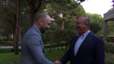 ANTALYA - Çavuşoğlu, Arnavutluk Dışişleri Bakanı Xhaçka ve Karadağ Dışişleri Bakanı Raduloviç ile görüştü