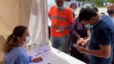 koronavirus - KIRŞEHİR - Kent meydanına aşı seferberliği için çadır kuruldu Videosu