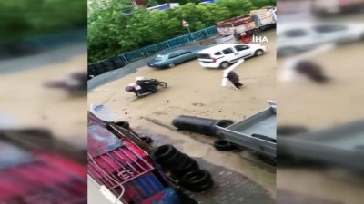 saganak yagis -  Şişli’de sağanak sele neden oldu Videosu