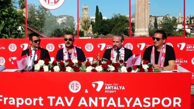 yeni yil - ANTALYA - Antalyaspor ile Fraport TAV arasındaki isim sponsorluğu sözleşmesi uzatıldı Videosu