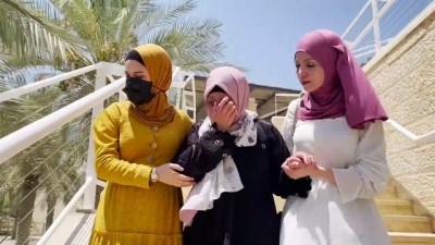 unluler - EL MAĞTAS (AA) - Filistinli kadın 24 yıldır göremediği ailesiyle Ürdün Nehri'nin karşı kıyılarında hasret giderdi (1) Videosu
