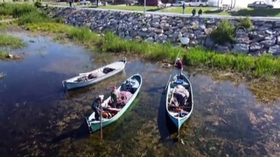 av yasagi - KONYA - Tatlı sularda yeni av sezonunun ilk balıkları kantarda tartıya çıktı Videosu