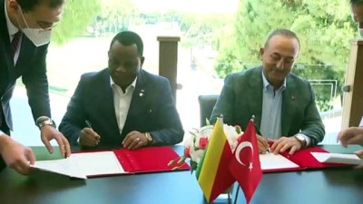 imza toreni - ANTALYA - Bakan Çavuşoğlu, Kongo Cumhuriyeti Dışişleri Bakanı Gakosso ile görüştü Videosu