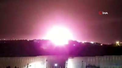 hava saldirisi -  - İsrail savaş uçakları yeniden Gazze'yi vurdu Videosu
