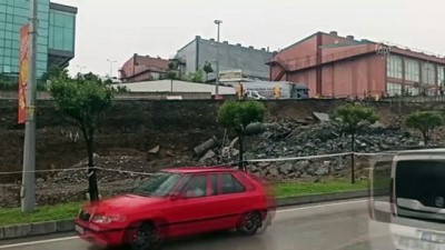 istinat duvari - İSTANBUL - Başakşehir'de istinat duvarı çöktü (1) Videosu