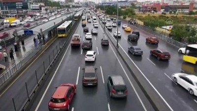 trafik yogunlugu - İSTANBUL - Sağanak hayatı olumsuz etkiliyor - Beylikdüzü Videosu