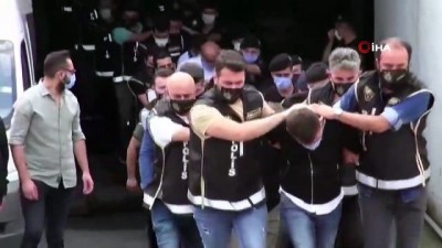 suc orgutu -  ‘Karagümrük’ çetesi üyeleri adliyeye sevk edildi Videosu