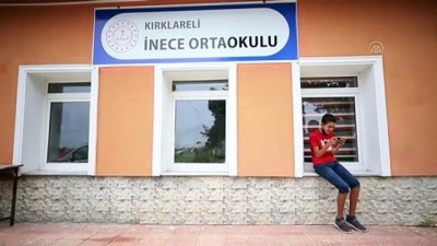 KIRKLARELİ - Köy okullarında karne heyecanı dijital ortamda yaşandı