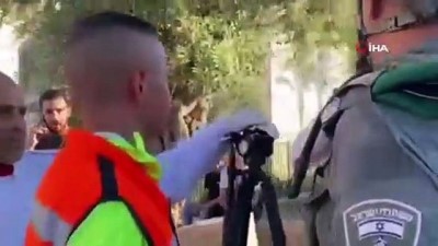 protesto -  - İsrail polisinden Kudüs'te Filistinlilere müdahale: 2 gözaltı Videosu
