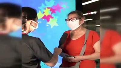  Mersin Şehir Eğitim ve Araştırma Hastanesi çalışanları aşı mutluluğuna mikrofon uzattı