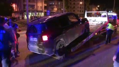  Trafik magandası kendisini uyaran şahsa tehditler savurdu, 16 el ateş etti: 1 yaralı