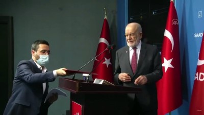 helal - ANKARA - Saadet Partisi Genel Başkanı Karamollaoğlu'ndan Kanal İstanbul değerlendirmesi Videosu