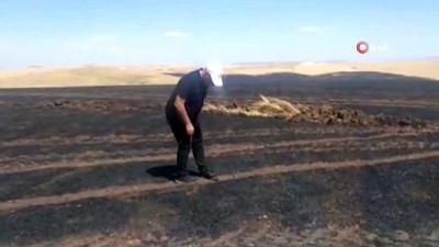  Biçerdöverden çıkan kıvılcım 10 bin dönümlük ekili alanı küle çevirdi