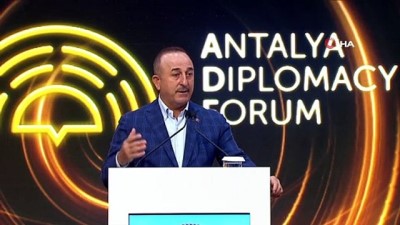  Bakan Çavuşoğlu, Antalya Diplomasi Forumu sonrası basın bilgilendirme toplantısında konuştu