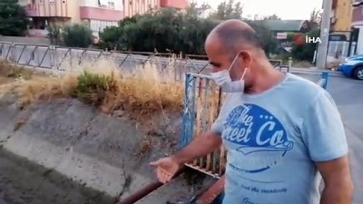 sulama kanali -  Sulama kanalının rengi maviye döndü, vatandaşlardan ihbar yağdı Videosu