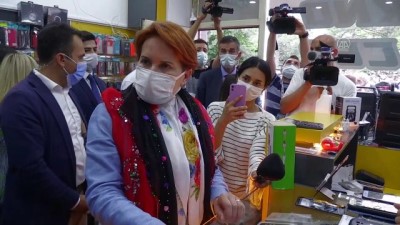 kredi borcu - AFYONKARAHİSAR - Akşener esnafı ziyaret etti (5) Videosu