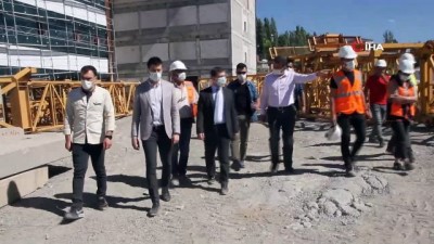 insaat alani -  Kaymakam Demirer, yapımı devam eden kamu yatırımlarını denetledi Videosu